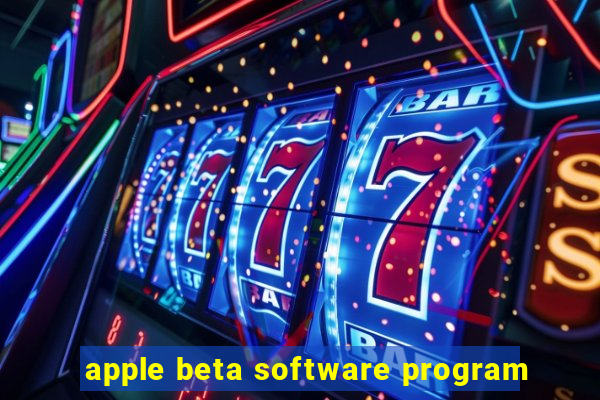 apple beta software program