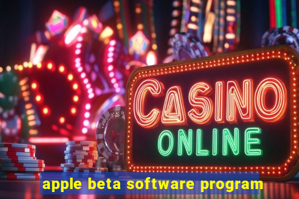 apple beta software program