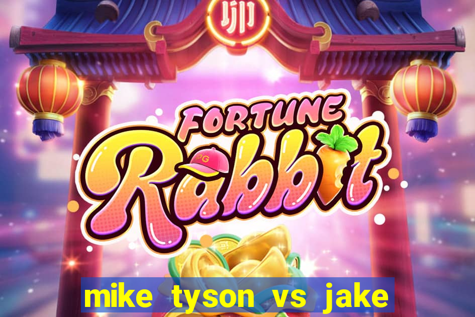 mike tyson vs jake paul assistir online