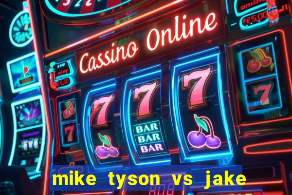 mike tyson vs jake paul assistir online