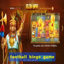 football bingo game - play now