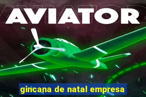 gincana de natal empresa