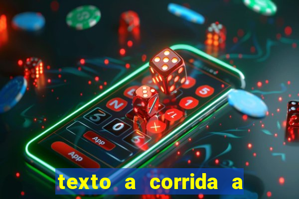 texto a corrida a lagarta lili