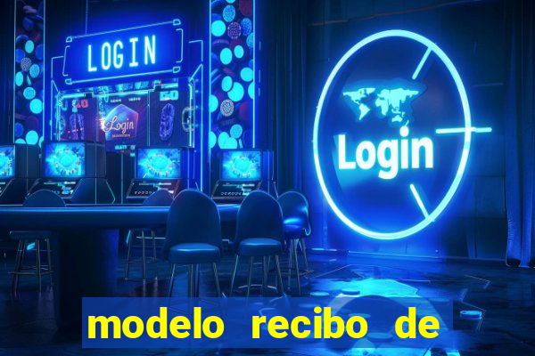 modelo recibo de pagamento autonomo