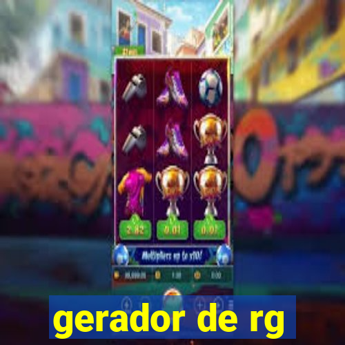 gerador de rg