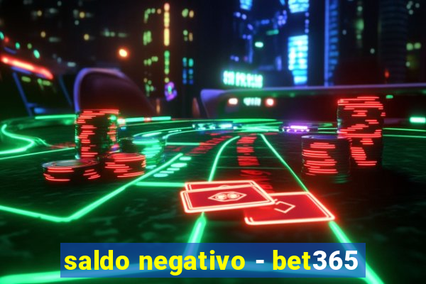 saldo negativo - bet365