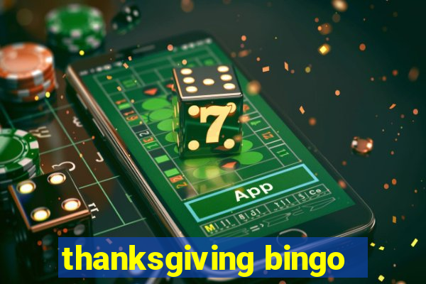 thanksgiving bingo