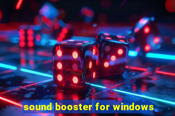 sound booster for windows