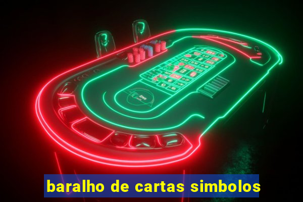 baralho de cartas simbolos