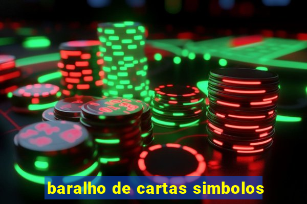 baralho de cartas simbolos