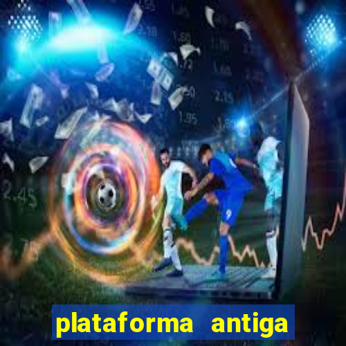 plataforma antiga de jogos