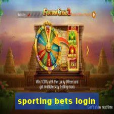 sporting bets login