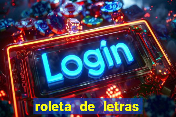 roleta de letras stop online