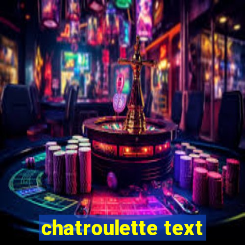 chatroulette text