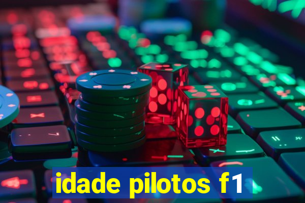 idade pilotos f1