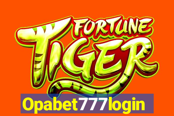 Opabet777login