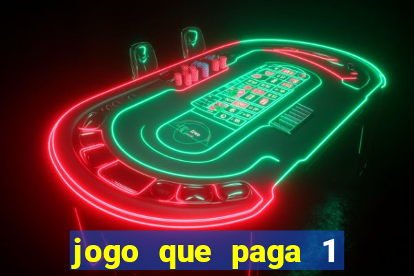 jogo que paga 1 real no pix