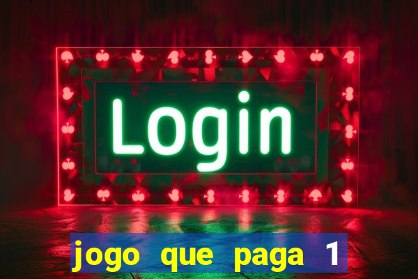 jogo que paga 1 real no pix