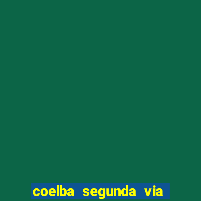 coelba segunda via de conta