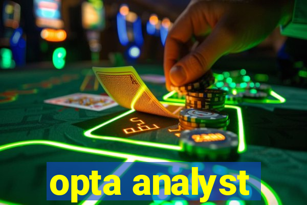 opta analyst