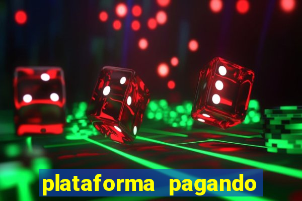 plataforma pagando no cadastro slots