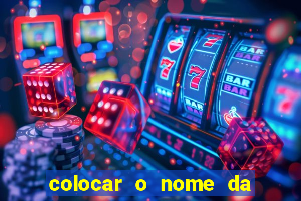 colocar o nome da pessoa no congelador