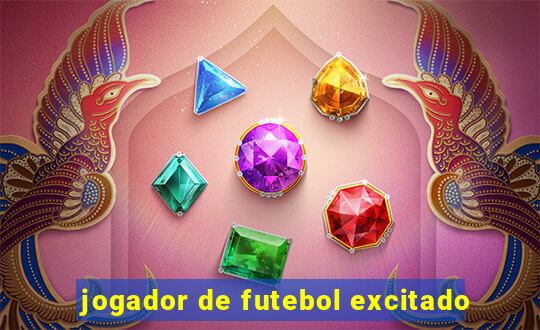 jogador de futebol excitado