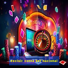 excluir conta bet nacional