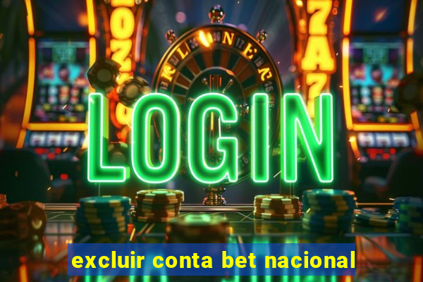 excluir conta bet nacional