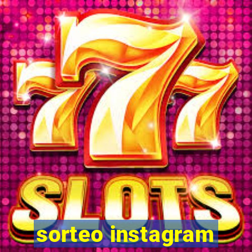 sorteo instagram