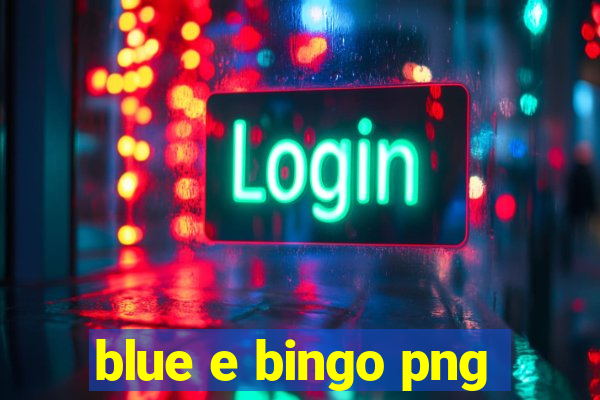 blue e bingo png