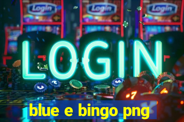 blue e bingo png