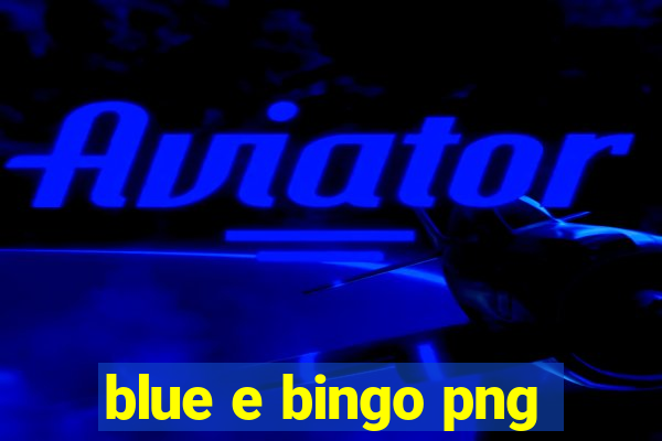 blue e bingo png