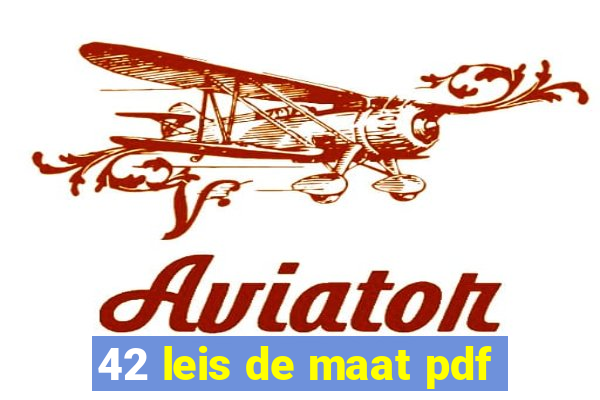 42 leis de maat pdf