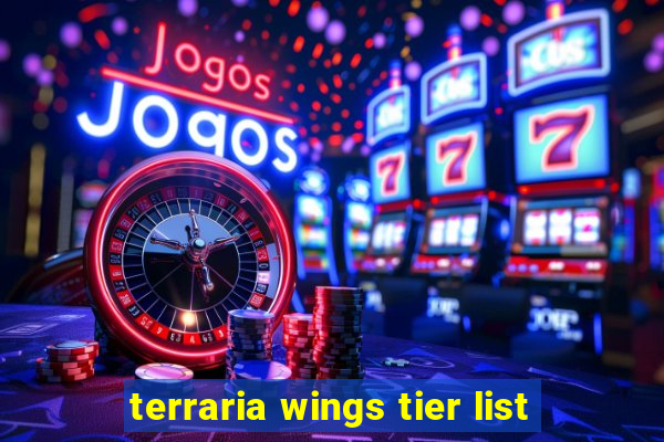 terraria wings tier list