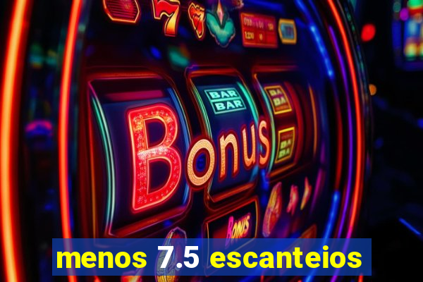 menos 7.5 escanteios