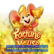 www mc esportes autenticador