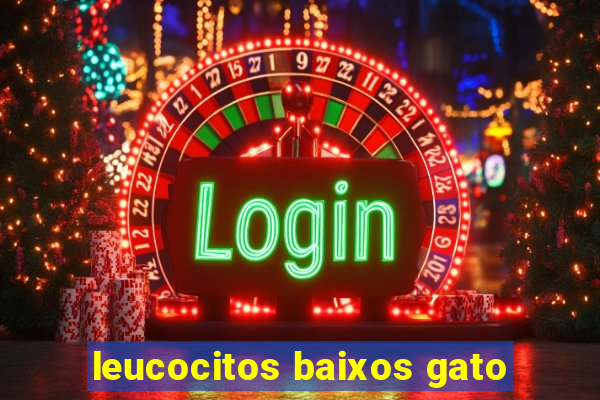 leucocitos baixos gato