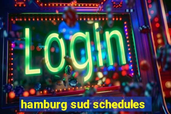 hamburg sud schedules