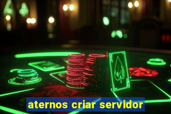 aternos criar servidor