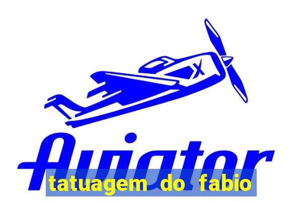 tatuagem do fabio goleiro do cruzeiro