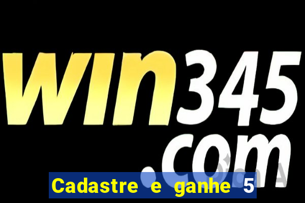 Cadastre e ganhe 5 reais para apostar