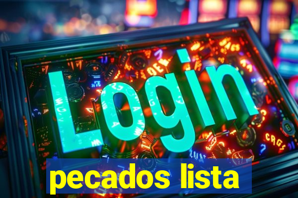 pecados lista