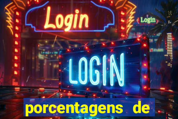 porcentagens de jogos pagantes