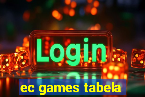 ec games tabela