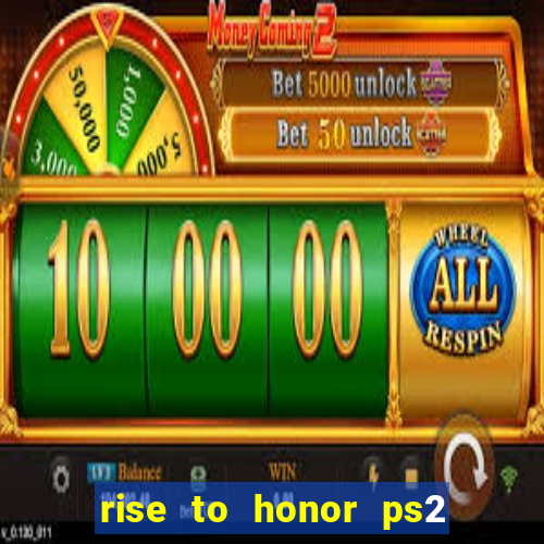 rise to honor ps2 iso pt br