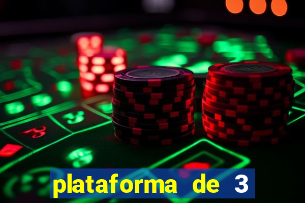 plataforma de 3 reais jogo