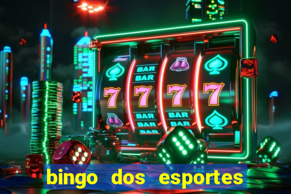 bingo dos esportes para imprimir