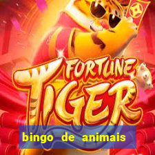 bingo de animais para educa??o infantil