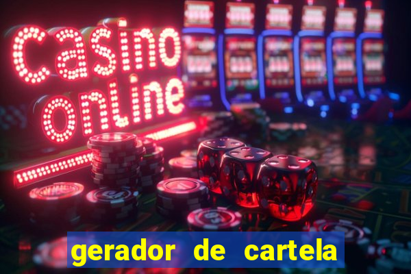 gerador de cartela de bingo